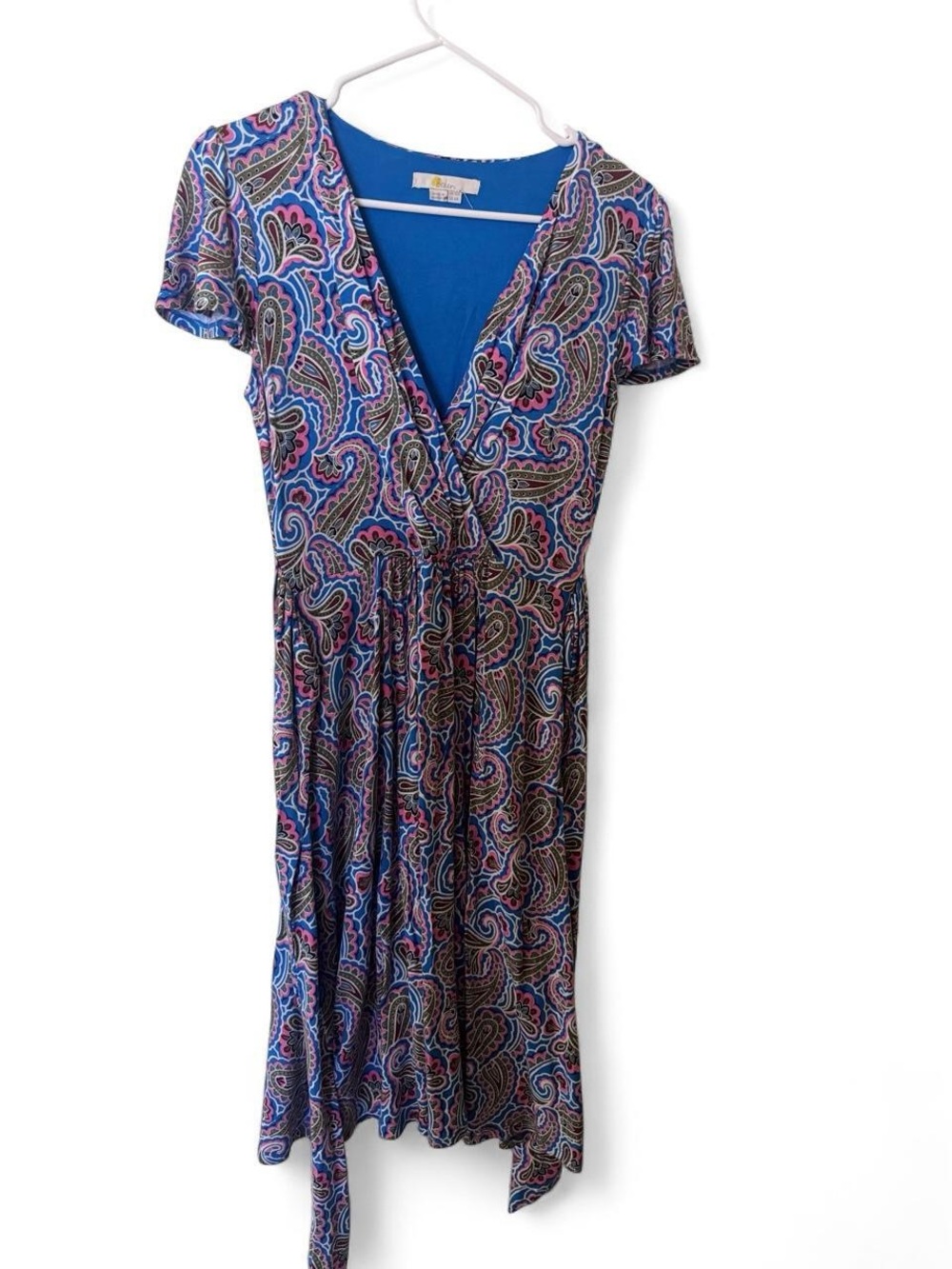 Boden Paisley Wrap Dress Sz 6